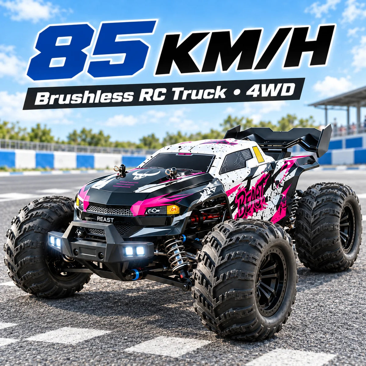 ZNLYRION 4WD Brushless Off Road Remote Control Monster Truck
