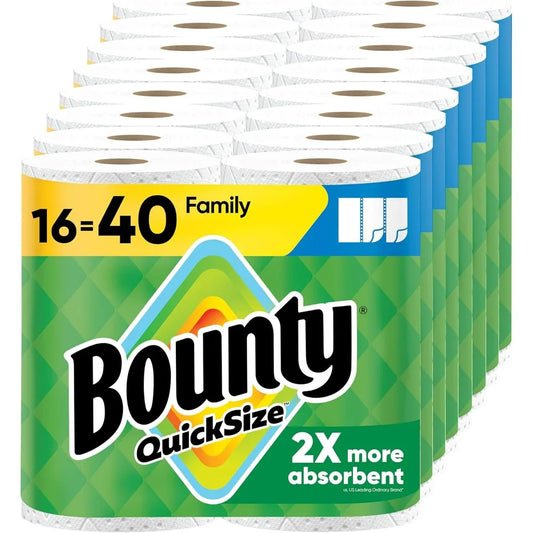 Bounty Strong Absorbent Paper Towels For Speedy Household Cleanups