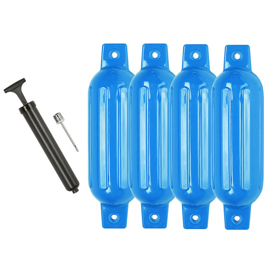 BYSSEA Ribbed Inflatable Boat Fender Marine Dock Bumper Protector