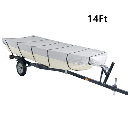 Marine Grade 210D Waterproof Boat Cover For Jon Boats