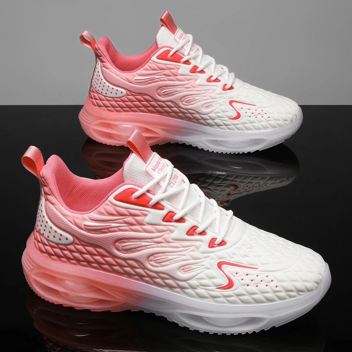 Men's and Women's Mesh Casual Shoes Lightweight Breathable Lace Up