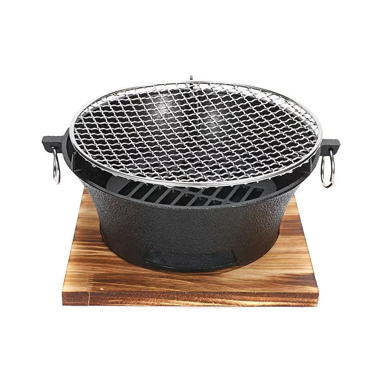 Zoe Cast Iron Charcoal And Alcohol Outdoor Camping Stove