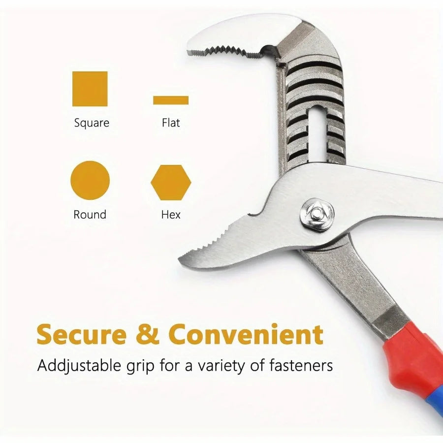 Professional Adjustable Tongue And Groove Pliers Set For Plumbing