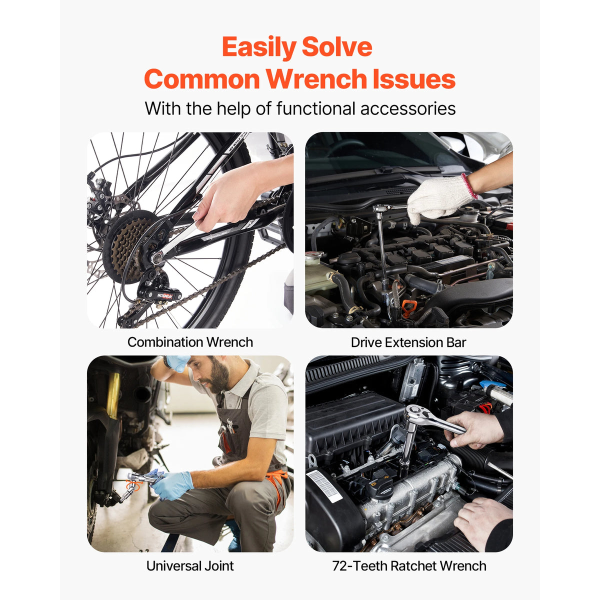 Comprehensive 450 Piece Mechanics Tool Set With Sockets And Wrenches