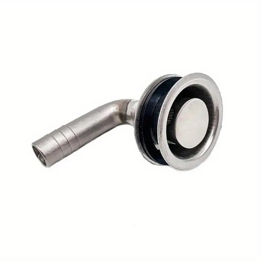 Stainless Steel 90 Degree Flush Mount Fuel Tank Vent Marine