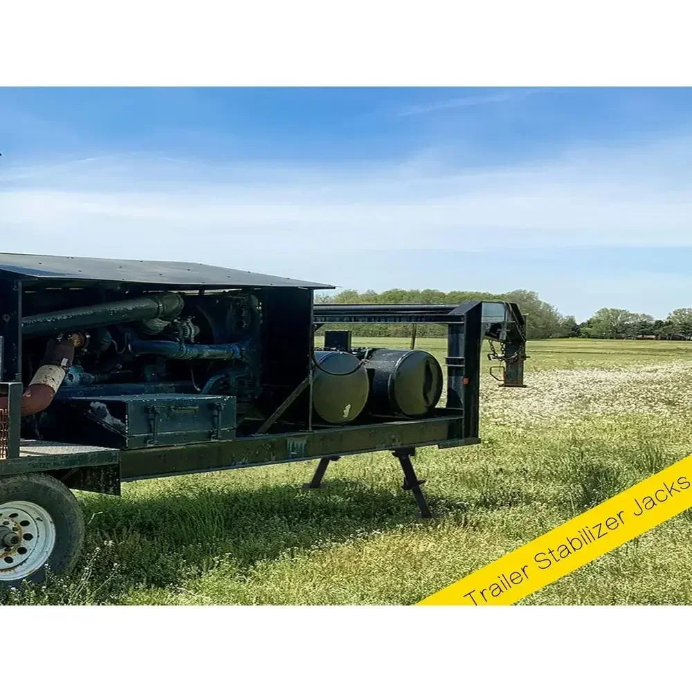 Set Of Two Folding Trailer Stabilizer Jacks For Rv Campers