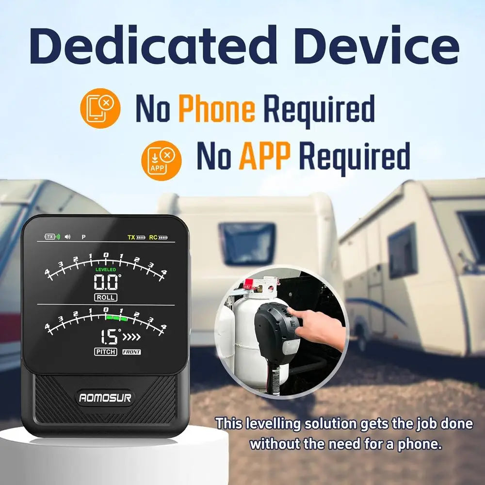 Smart RV Leveler With Digital Display And Long Range Indicator