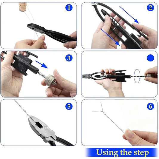 Professional Safety Wire Pliers Multi Function Twist Tool
