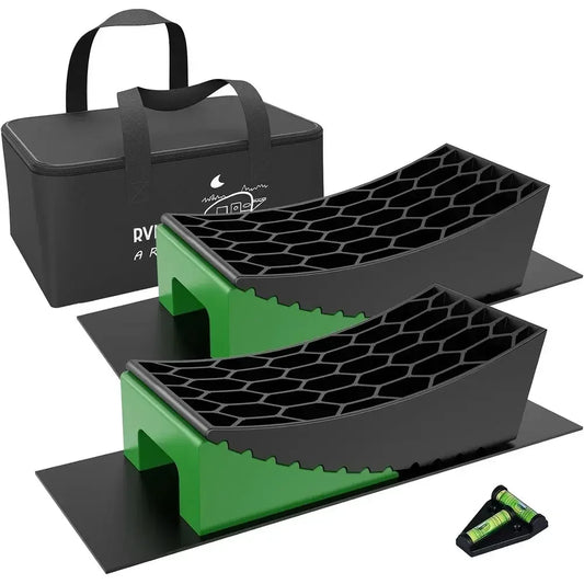 Complete Eight Piece Camper And Trailer Rubber Levelers Kit