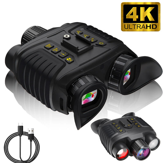 4K Night Vision Binoculars With 8X Zoom For 600M Range