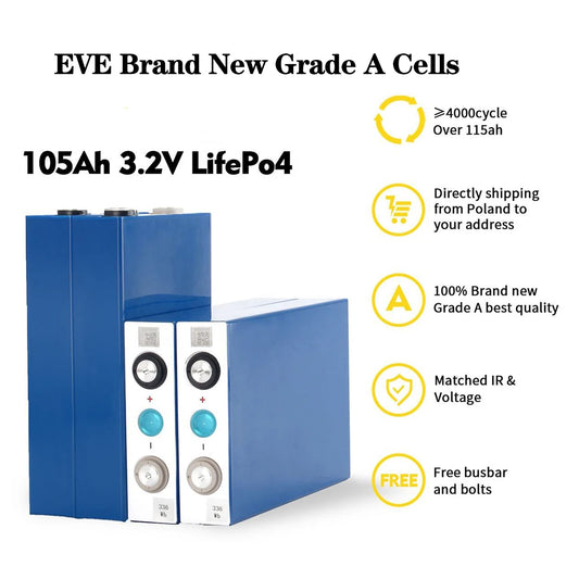 VNSZNR LiFePO4 Battery Cells for Custom Battery Banks