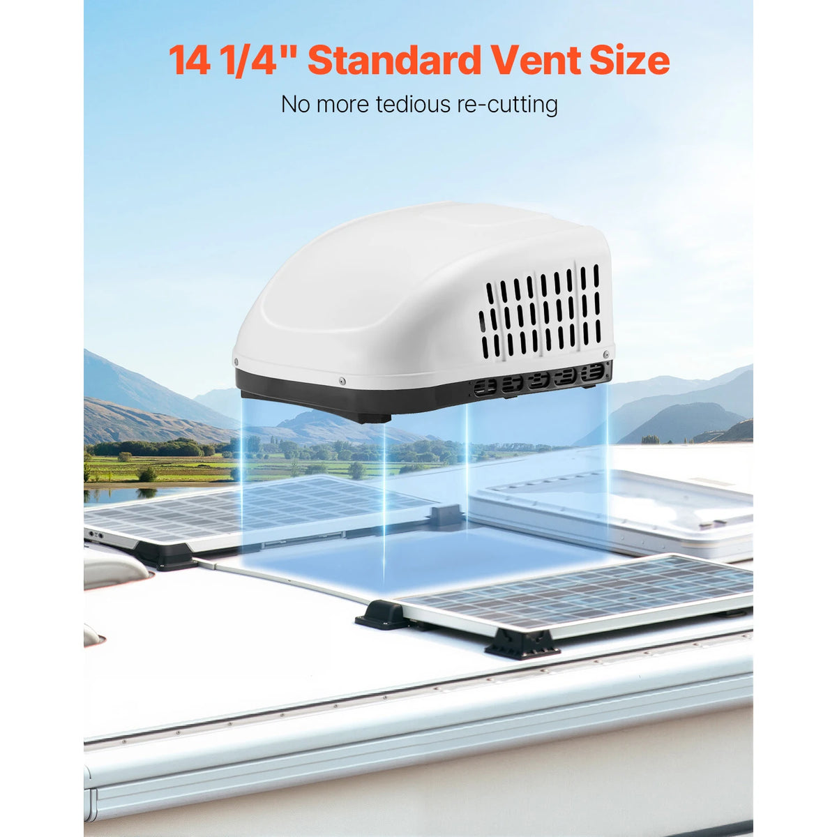 SucceBuy Premium Non Ducted RV Rooftop Air Conditioner