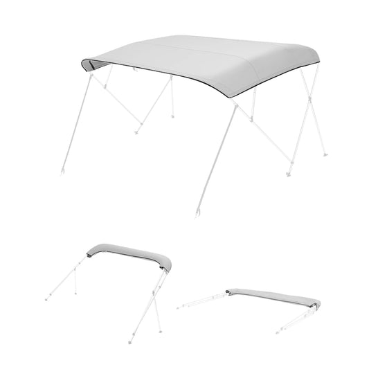 Vevor 4 Bow Bimini Top Replacement Cover With Zipper Sleeve