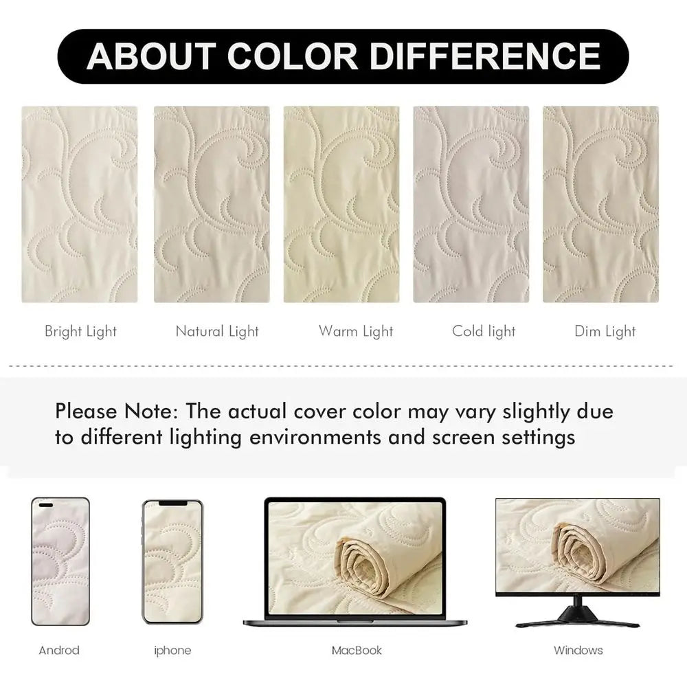 Waterproof Polyester Split Recliner Cover Four Piece Set