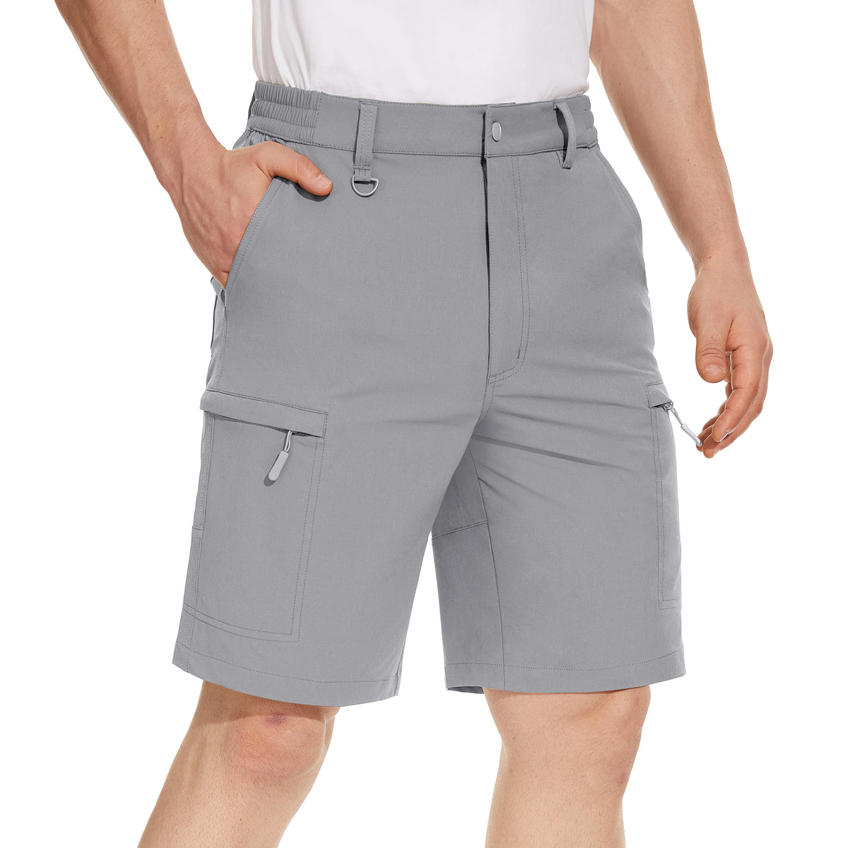 Mens Quick Dry Cargo Shorts For Outdoor Hiking And Work