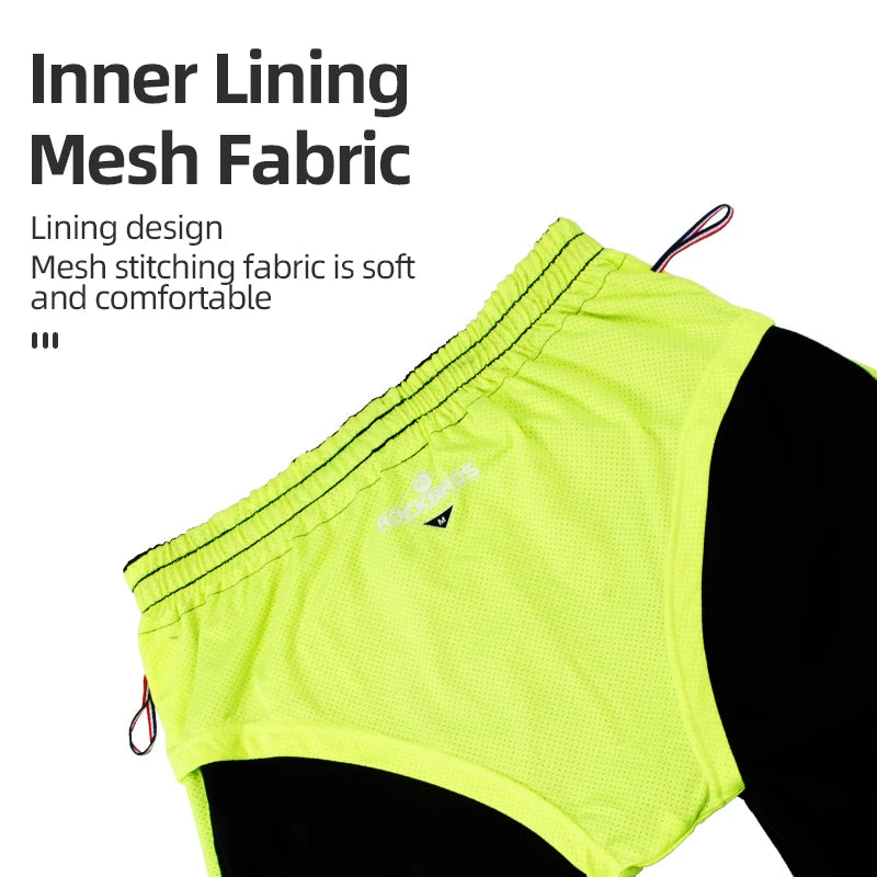 Rockbros Men Quick Dry Reflective Mountain Cycling Shorts