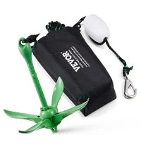 SucceBuy Kayak Anchor Kit Including Rope Buoy And Boat Anchor