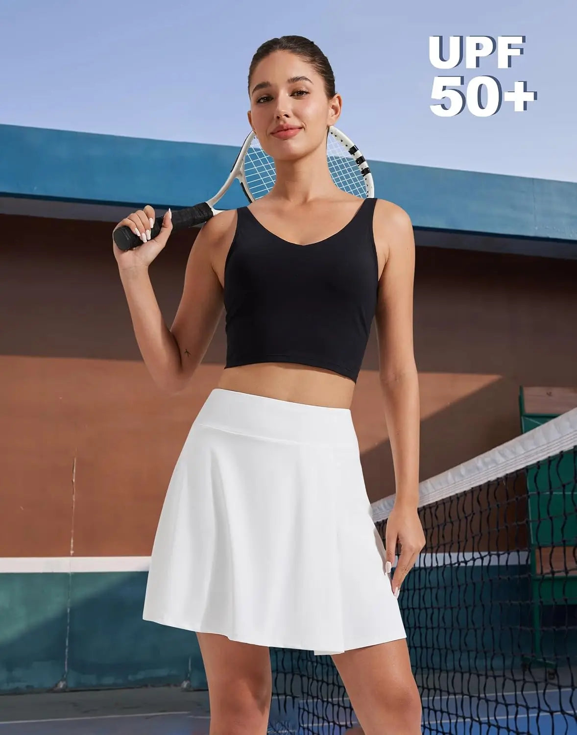 Pioneer Camp Women's High Waisted Tennis Skort With Pockets